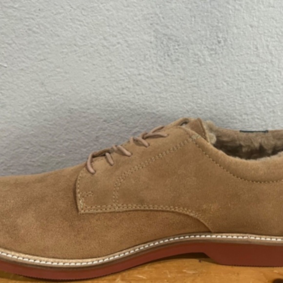 NEW G.H. Bass Women's DENISE SHEARLING Suede Lace Up Derby Oxford Shoes NIB - Picture 14 of 15